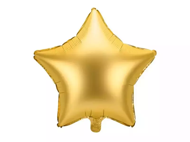 Balon foliowy Gwiazdka 48cm złoty Balon foliowy Gwiazdka 48cm złoty
