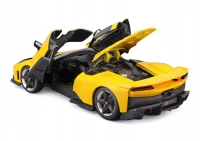 BBURAGO metal, 1:24 FERRARI R & P F80 żółte, zdjęcie 3