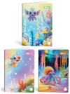 Zeszyt A4 Aqua Cuties 32k. trzy linie, Happy Color - zdjęcie