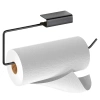 Wieszak na ręcznik papierowy metalowy czarny 30x4,5x13 cm - zdjęcie