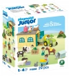 Playmobil JUNIOR Przygoda na gospodarstwie z traktorem, przyczepą i zwierzętami 71656 - zdjęcie