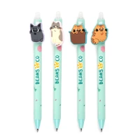 Długopis zmazywalny z nakładką PCV - Bean & Co Cats, zdjęcie 2