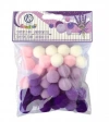 Creativo. Pompony dekoracyjne 20 mm, lawendowe pole - zdjęcie