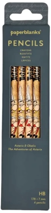 Ołówek The Adventures of Asterix Asterix & Obelix op. 4szt, Paperblanks - zdjęcie
