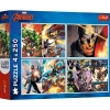 Puzzle 4x250 elementów. Avengers. Bohaterskie dni Avengers - zdjęcie