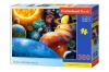 Puzzle 300 elementów. Planety i ich księżyc - zdjęcie