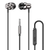 Słuchawki dokanałowe Dudao X10PRO przewodowe 3,5mm mini jack - czarne - zdjęcie