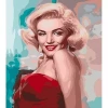 Mozaika diamentowa 5D - Marylin Monroe 40x30cm - zdjęcie