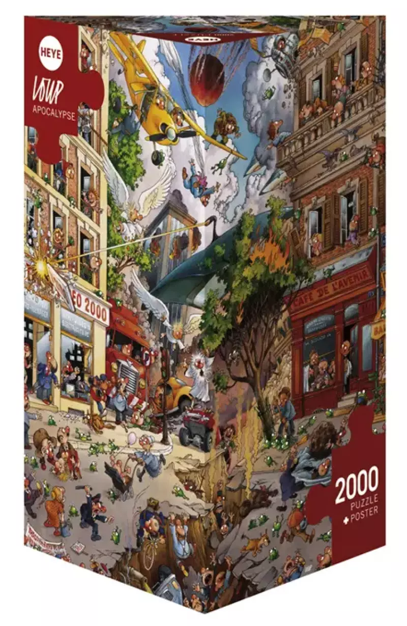 Puzzle 2000 elementów. Apokalipsa + plakat