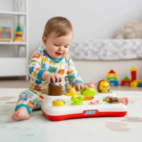 Zabawka edukacyjna pop-up wyskakujące zwierzątka światła dźwięk, zdjęcie 10