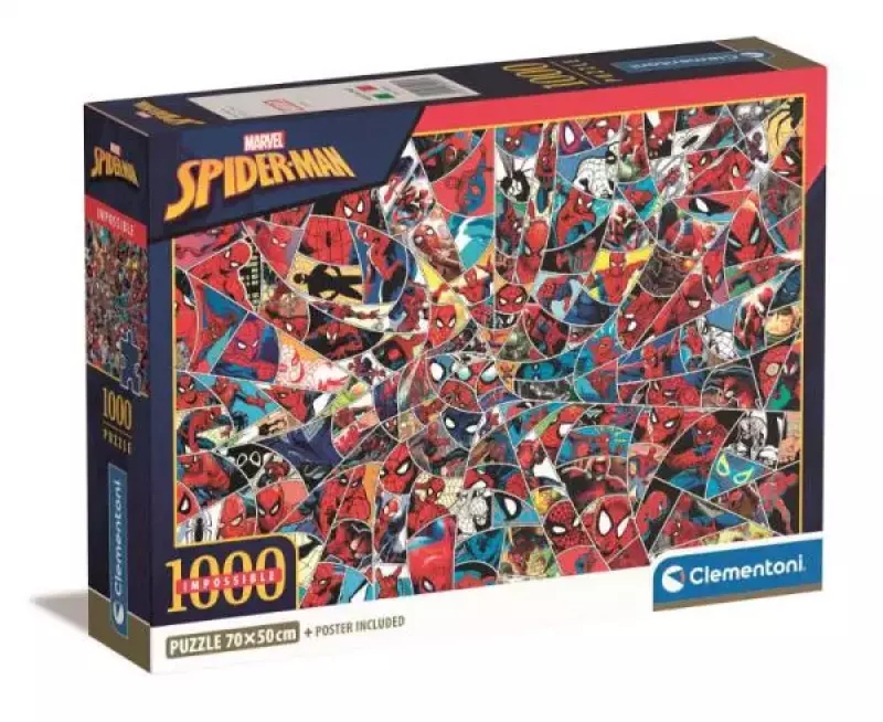 Clementoni Puzzle 1000el Impossible Spiderman 39916 Clementoni Puzzle 1000el Impossible Spiderman 39916