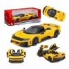 BBURAGO metal 1:18 FERRARI R & P F80 żółty - zdjęcie