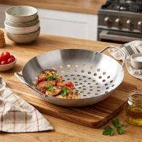 Koszyk do grillowania stalowy perforowany 28 cm, zdjęcie 11