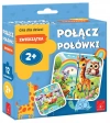 Puzzle 12 elementów. Połącz połówki. Zwierzątka - zdjęcie