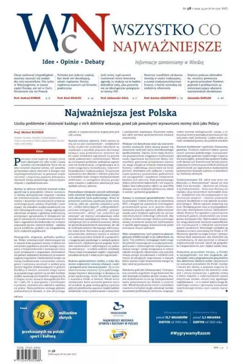 Wszystko, co Najważniejsze nr 58 Wszystko, co Najważniejsze nr 58