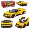 BBURAGO metal, 1:24 FERRARI R & P F80 żółte - zdjęcie