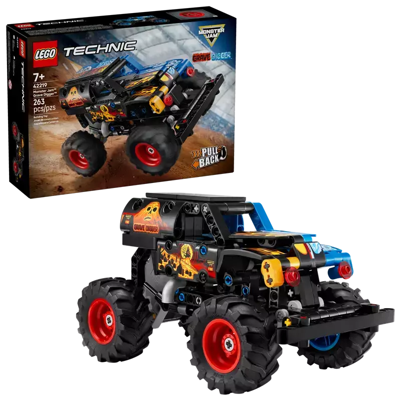 LEGO Technic Monster Jam™ Grave Digger™ Ogień i lód 42219 LEGO Technic Monster Jam™ Grave Digger™ Ogień i lód 42219