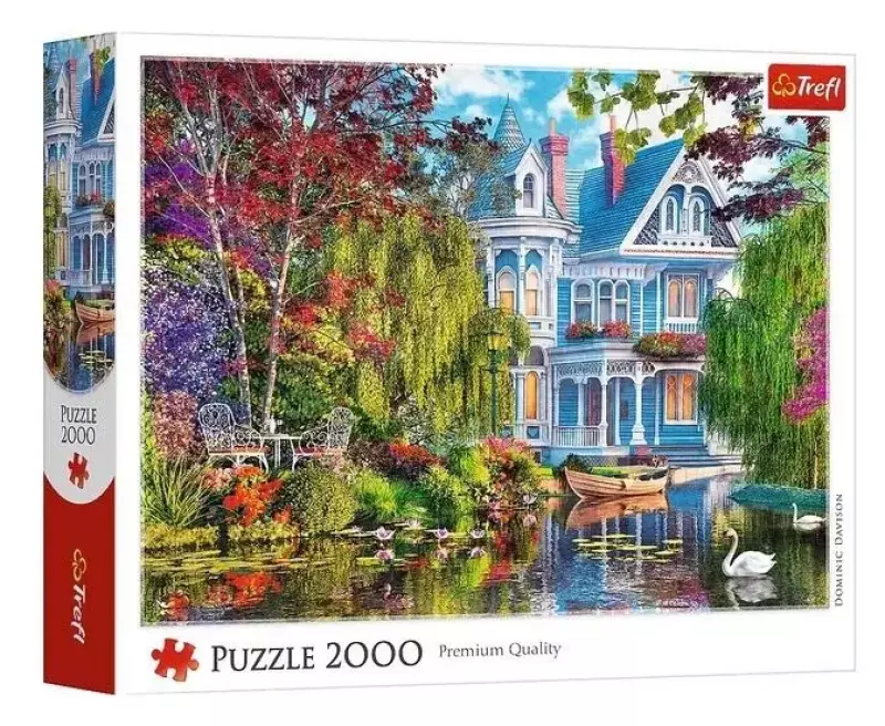 PUZZLE 2000 Dom nad jeziorem 27129 PUZZLE 2000 Dom nad jeziorem 27129
