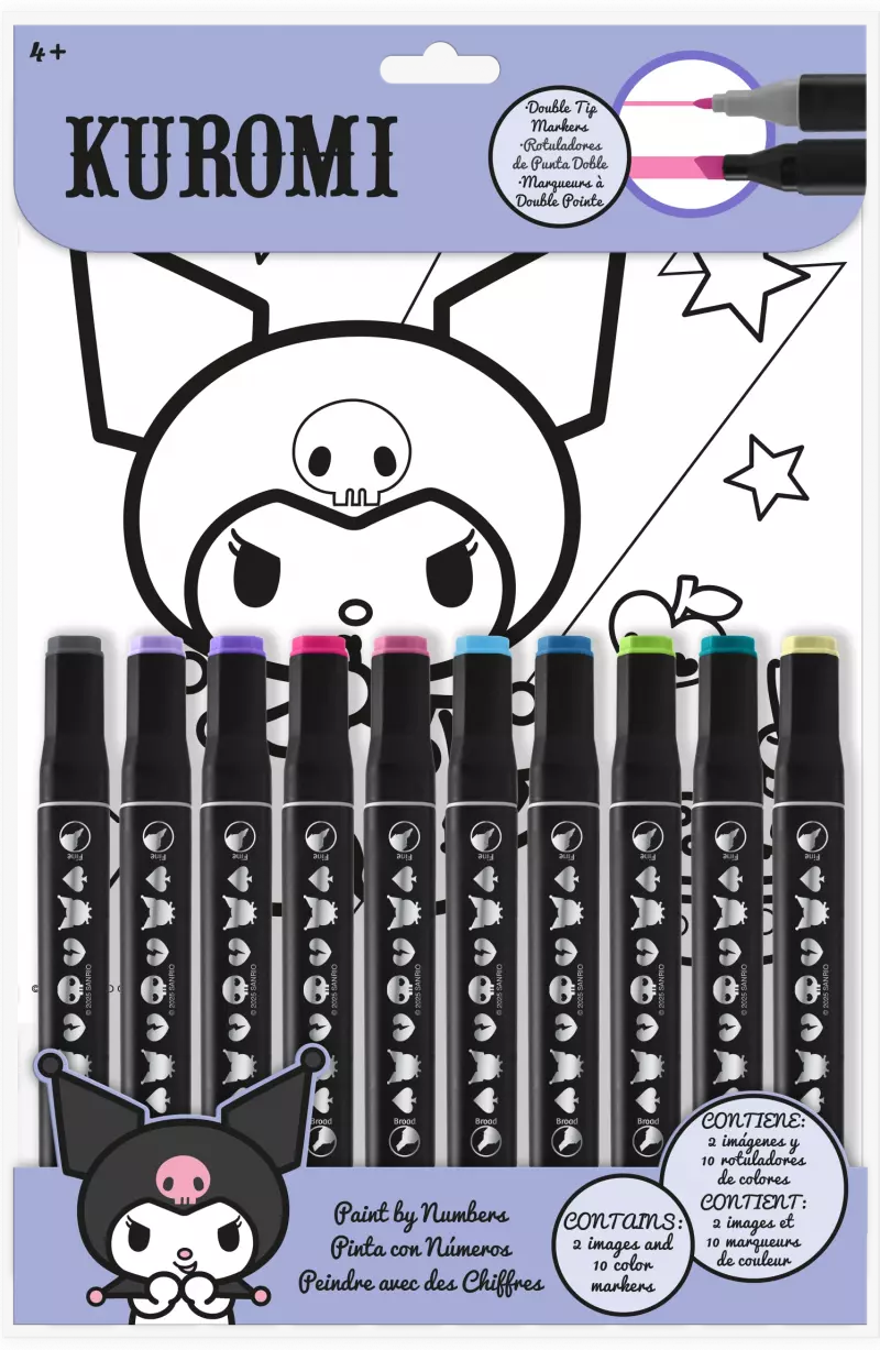 Zestaw kreatywny Kuromi 12 el. KU00022