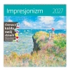 Kalendarz 2027 ścienny 30x30cm Impresjonizm HELMA - zdjęcie
