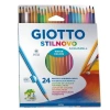 Kredki Stilnovo Aquarell 24 kolory GIOTTO - zdjęcie