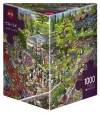 Puzzle 1000 elementów. Kocia impreza (puzzle+ plakat) - zdjęcie