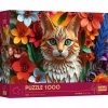 Puzzle 1000 elementów. Paper Art: Kot - zdjęcie