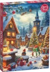 Puzzle 1000 elementów. Pomocnicy Mikołaja - zdjęcie