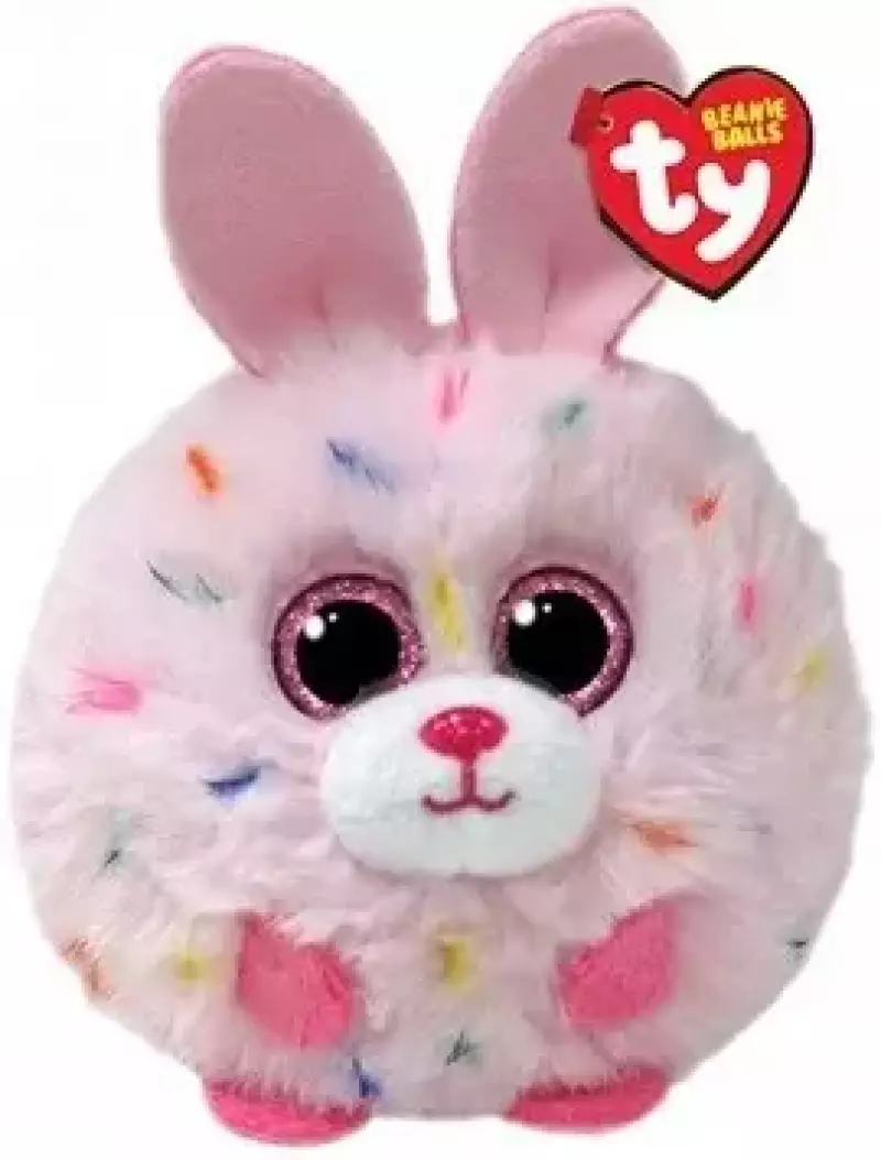 Maskotka TY Beanie Balls STRAWBERRY króliczek różowy 42555