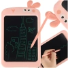 Tablet graficzny do rysowania dla dzieci znikopis tablica ekran LCD 8,5' królik róż - zdjęcie