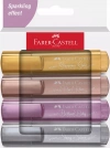 Zakreślacz metaliczny 4 kolory FABER CASTELL - zdjęcie