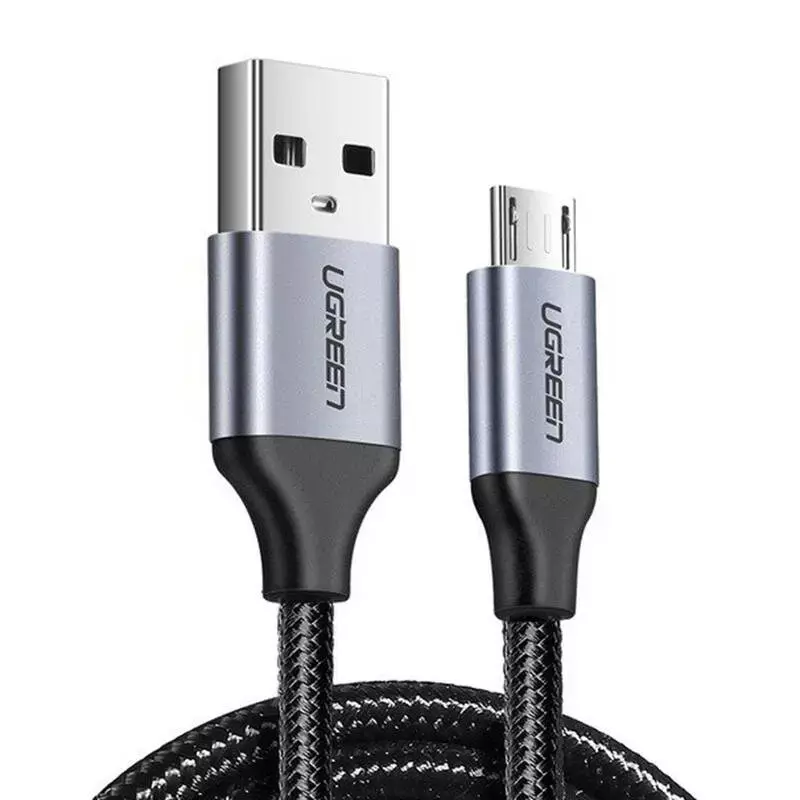 Kabel UGREEN US290 USB-A-micro USB 1.5m (czarny) Kabel UGREEN US290 USB-A-micro USB 1.5m (czarny)