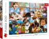 Puzzle 500 elementów. Kocia rodzina - zdjęcie