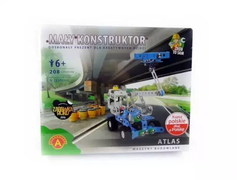 Mały Konstruktor. Maszyny budowlane, Atlas Mały Konstruktor. Maszyny budowlane, Atlas