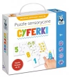 Puzzle sensoryczne 30 elementów. Cyferki - zdjęcie