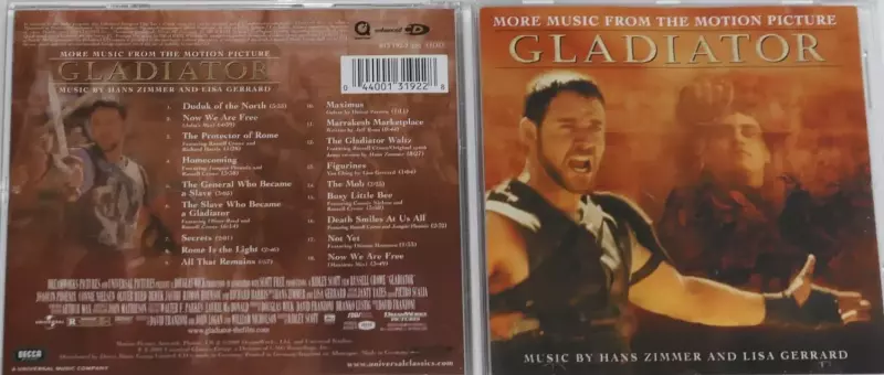 Gladiator. Soundtrack, CD Gladiator. Soundtrack, CD