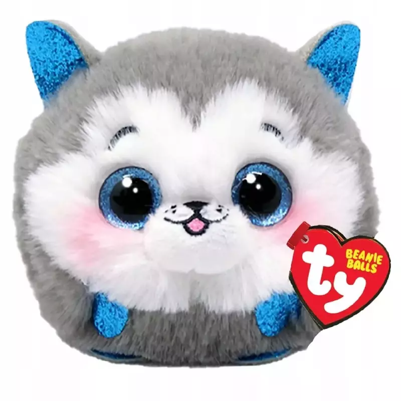 Maskotka TY Beanie Balls SLUSH szary pies Husky 42539 Maskotka TY Beanie Balls SLUSH szary pies Husky 42539
