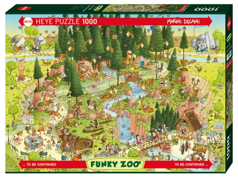 Puzzle 1000 elementów. Leśne ZOO Puzzle 1000 elementów. Leśne ZOO