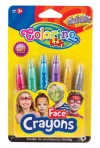 Kredki Colorino do malowania twarzy, metalic (6 sztuk) - zdjęcie