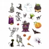 Tatuaże na HALLOWEEN - DpCraft - kolorowe, 23 szt. - zdjęcie