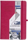 Kalendarz Pedagoga A5 2025-2026 Salsa, karmazynowy - zdjęcie