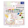 Kredki Woskowe 12 KolorÓw Unicorn Starpak 490949 - zdjęcie
