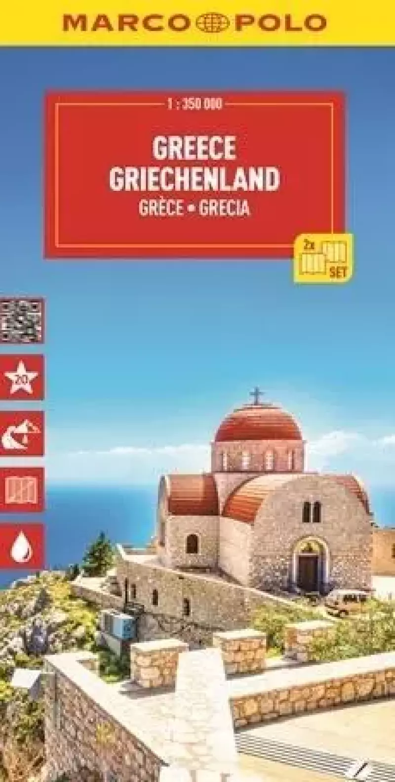 Mapa drogowa Grecja 1:350 000 Mapa drogowa Grecja 1:350 000