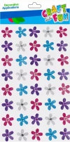 Naklejki Kwiatuszki Brokat Craft with Fun 501872 - zdjęcie