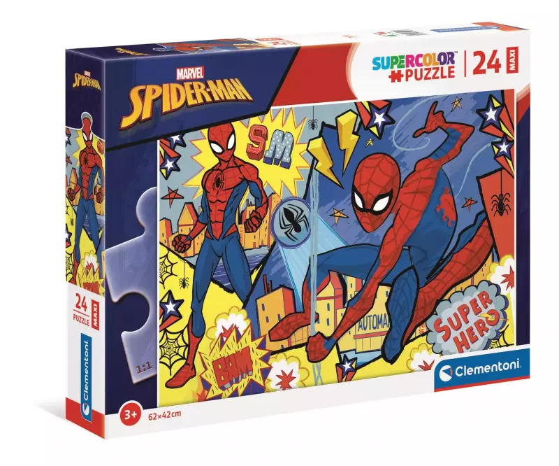 Puzzle maxi 24 elementy. Super color. Spider Man Puzzle maxi 24 elementy. Super color. Spider Man