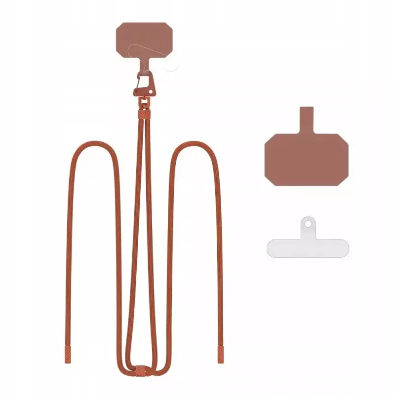 Tech-Protect C5S Rope Crossbody Strap Chocolate Brown Tech-Protect C5S Rope Crossbody Strap Chocolate Brown