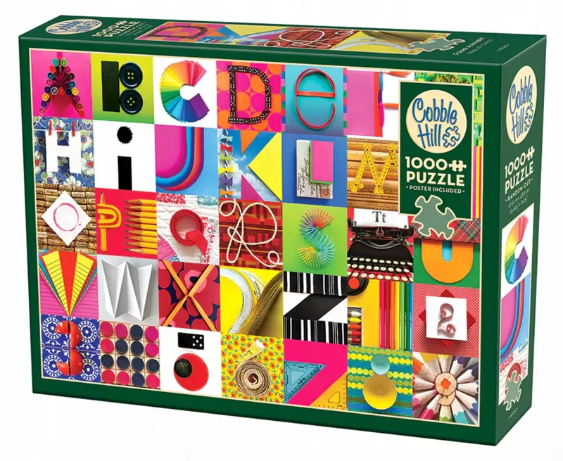 Cobble Hill Puzzle 1000 el. Litery i cyfry Cobble Hill Puzzle 1000 el. Litery i cyfry
