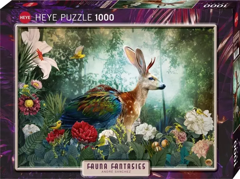 Puzzle 1000 elementów. Fantastyczna Fauna. Jackalope
