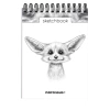 Szkicownik A6/60K na spirali - Lis Fenek - zdjęcie