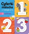 Cyferki malucha z naklejkami. Od 4 lat - zdjęcie